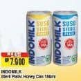 Promo Harga Indomilk Susu Steril Honey, Plain 189 ml - Alfamart