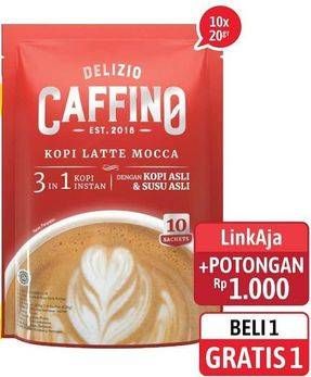 Promo Harga Caffino Kopi Latte 3in1 per 10 sachet 20 gr - Alfamidi