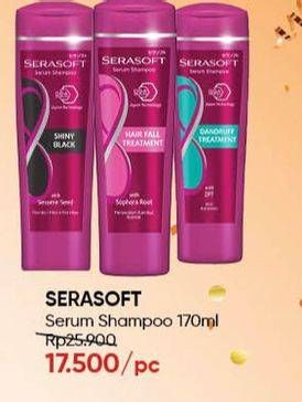 Promo Harga SERASOFT Shampoo All Variants 170 ml - Guardian