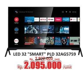 Promo Harga Polytron Smart Android TV 32 inch PLD 32AG5759  - Hari Hari