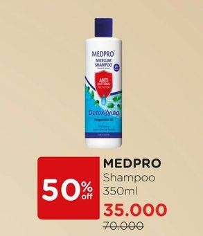 Promo Harga MEDPRO Micellar Shampoo 350 ml - Watsons