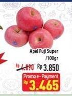 Promo Harga Apel Fuji Super per 100 gr - Hypermart