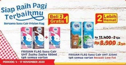 Promo Harga FRISIAN FLAG Susu UHT Purefarm All Variants per 2 pcs 225 ml - Indomaret