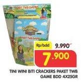 Promo Harga TINI WINI BITI Biskuit Crackers Special Pack per 4 sachet 25 gr - Superindo