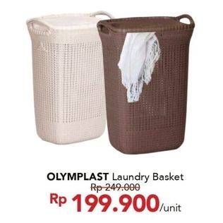 Promo Harga Olymplast Laundry Basket  - Carrefour