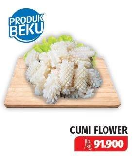 Promo Harga PRIME L Cumi Flower 1 kg - Lotte Grosir