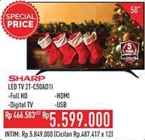 Promo Harga SHARP 2T-C50AD1i Full-HD 50"  - Hypermart