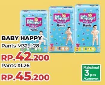 Promo Harga Baby Happy Body Fit Pants XL26 26 pcs - Yogya