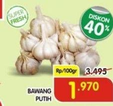 Promo Harga Bawang Putih per 100 gr - Superindo