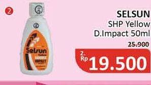 Promo Harga SELSUN Shampoo Yellow Double Impact 50 ml - Alfamidi