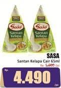 Promo Harga Sasa Santan Cair 65 ml - Hari Hari