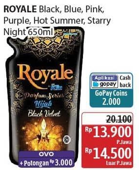 Promo Harga So Klin Royale Parfum Collection Purple Dawn, Pink Satin, Starry Night, Black Velvet, Hot Summer 650 ml - Alfamidi