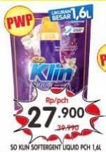 Promo Harga So Klin Liquid Detergent 1600 ml - Superindo