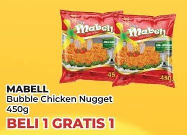 Promo Harga Mabell Nugget Bubble 450 gr - Yogya