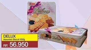 Promo Harga ASIA Delux Assorted Biscuit 650 gr - Yogya