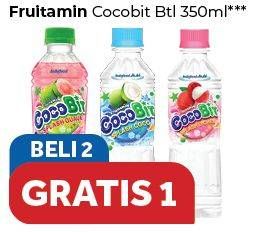 Promo Harga FRUITAMIN Minuman Coco Bit per 2 botol 350 ml - Carrefour