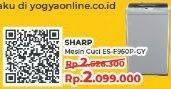 Promo Harga SHARP ES-F950P-GY | Washing Machine  - Yogya