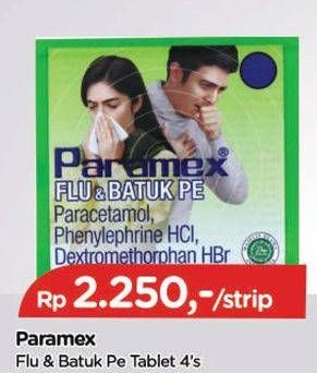 Promo Harga PARAMEX Flu Dan Batuk PE 4 pcs - TIP TOP