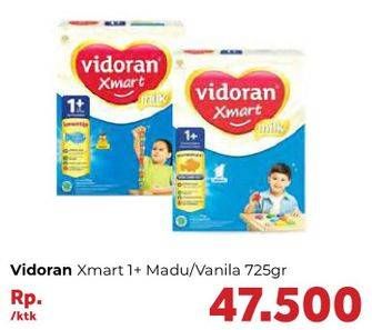 Promo Harga VIDORAN Xmart 1+ Madu, Vanilla 725 gr - Carrefour