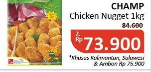 Promo Harga CHAMP Nugget 1 kg - Alfamidi