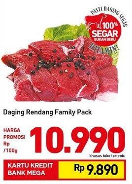 Promo Harga Daging Rendang Sapi per 100 gr - Carrefour