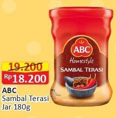 Promo Harga ABC Homestyle Sambal Terasi 180 gr - Alfamart