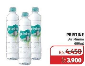 Promo Harga PRISTINE 8 Air Mineral 600 ml - Lotte Grosir