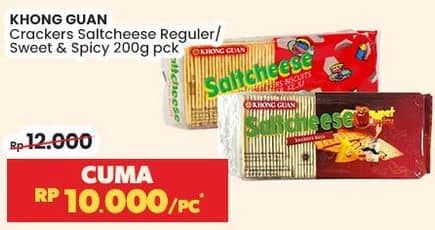 Promo Harga Khong Guan Saltcheese  - Indomaret