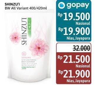 Promo Harga Shinzui Body Cleanser All Variants 420 ml - Alfamidi