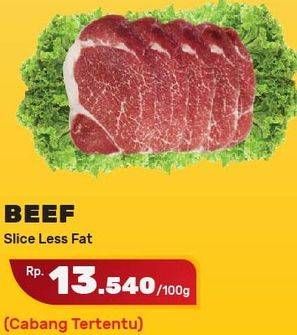 Promo Harga Beef Short Plate Slice per 100 gr - Yogya