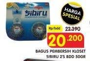 Promo Harga BAGUS SIBIRU Pembersih Toilet per 2 pcs 50 gr - Superindo