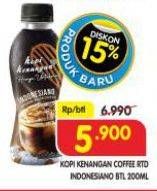 Promo Harga Kopi Kenangan Ready to Drink Indonesiano 200 ml - Superindo