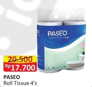 Promo Harga PASEO Toilet Tissue 4 roll - Alfamart