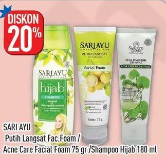 Promo Harga SARIAYU Facial Foam/Shampoo  - Hypermart
