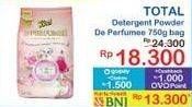 Promo Harga Total Detergent Powder de Perfumee 750 gr - Indomaret