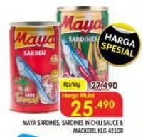 Promo Harga Maya Sardines/Maya Mackerel   - Superindo