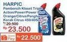 Promo Harga HARPIC Pembersih Kloset Triple Action Power/ Power Plus Orange/ Citrus/ Penghancur Kerak Citrus 450/405ml  - Indomaret