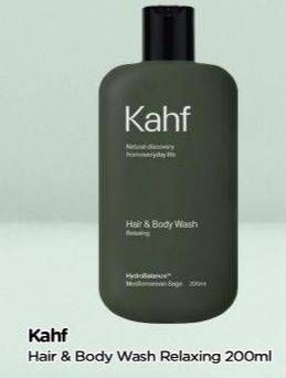 Promo Harga Kahf Hair & Body Wash Relaxing 200 ml - TIP TOP