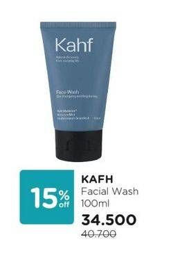 Promo Harga Kahf Face Wash 100 ml - Watsons