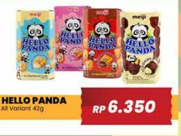 Promo Harga Meiji Hello Panda Biscuit All Variants 45 gr - Yogya