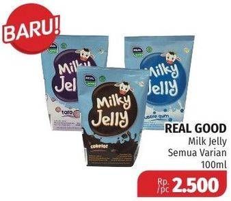 Promo Harga REAL GOOD Milky Jelly All Variants 100 ml - Lotte Grosir