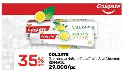 Promo Harga COLGATE Toothpaste Pure Fresh, Natural Charcoal  - Guardian