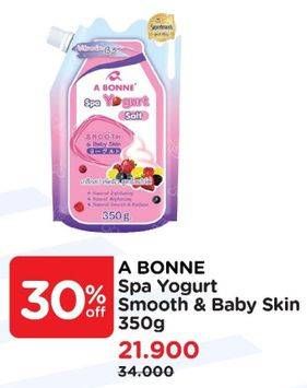 Promo Harga A BONNE Spa Yogurt Smooth & Baby Skin 350 gr - Watsons