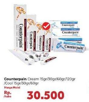 Promo Harga Counterpain Obat Gosok Cream/Cool Gel  - Carrefour