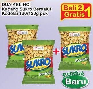 Promo Harga DUA KELINCI Kacang Sukro 120gr/130gr  - Indomaret