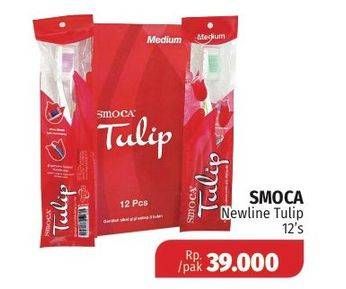 Promo Harga SMOCA Sikat Gigi Tulip 12 pcs - Lotte Grosir
