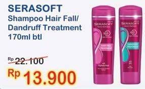 Promo Harga SERASOFT Shampoo Hair Fall Treatment, Dandruff 170 ml - Indomaret