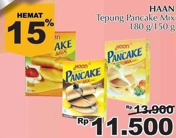 Promo Harga Haan Pancake Mix 150 gr - Giant