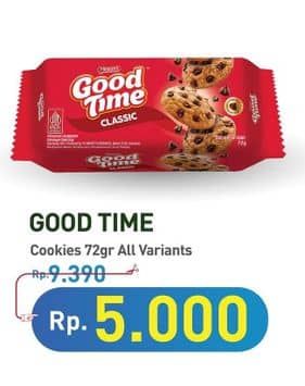 Promo Harga Good Time Cookies Chocochips All Variants 72 gr - Hypermart