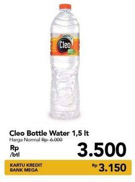 Promo Harga CLEO Air Minum 1500 ml - Carrefour